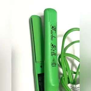 ISO Beauty Bright Green Turbo Silk Flat Iron ISO Beauty | Green Turbo Silk main image 4